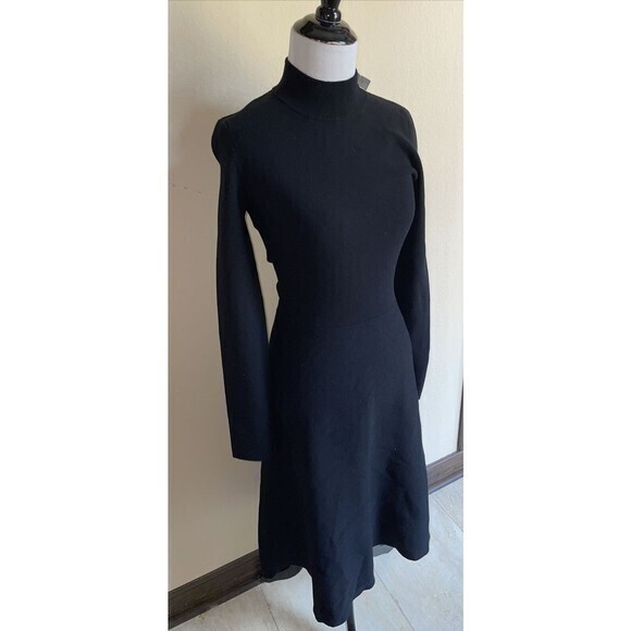 ALC x Barney's New York Black Long Sleeve Stretchy Dress Size S - Picture 1 of 8